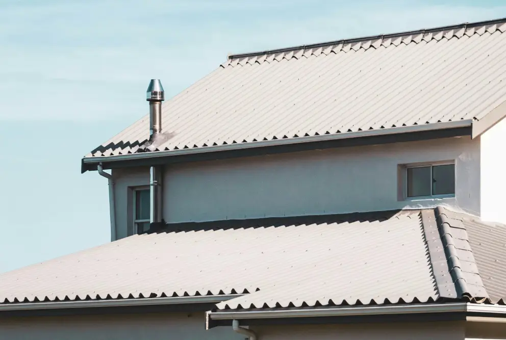 Professional re-roofing work on a home in Northern Tasmania
