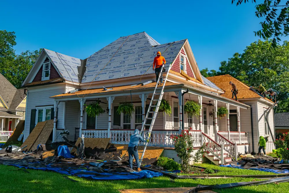 Newly replaced roof enhancing weather protection for a home in Launceston